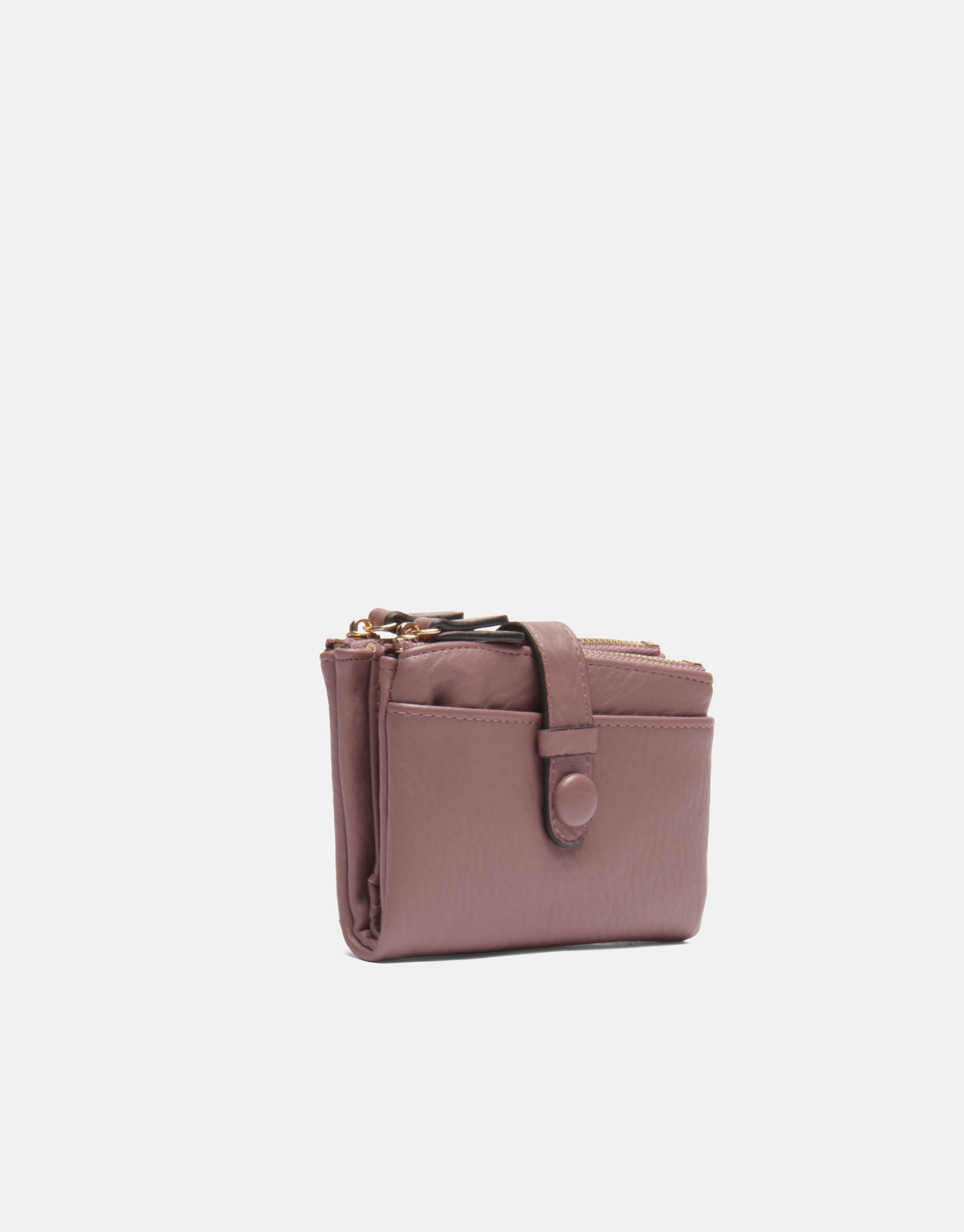 Pera Çok Bölmeli Mini Çıtçıtlı Bozuk Para Bölmeli Küçük Boy İthal Kadın Cüzdanı