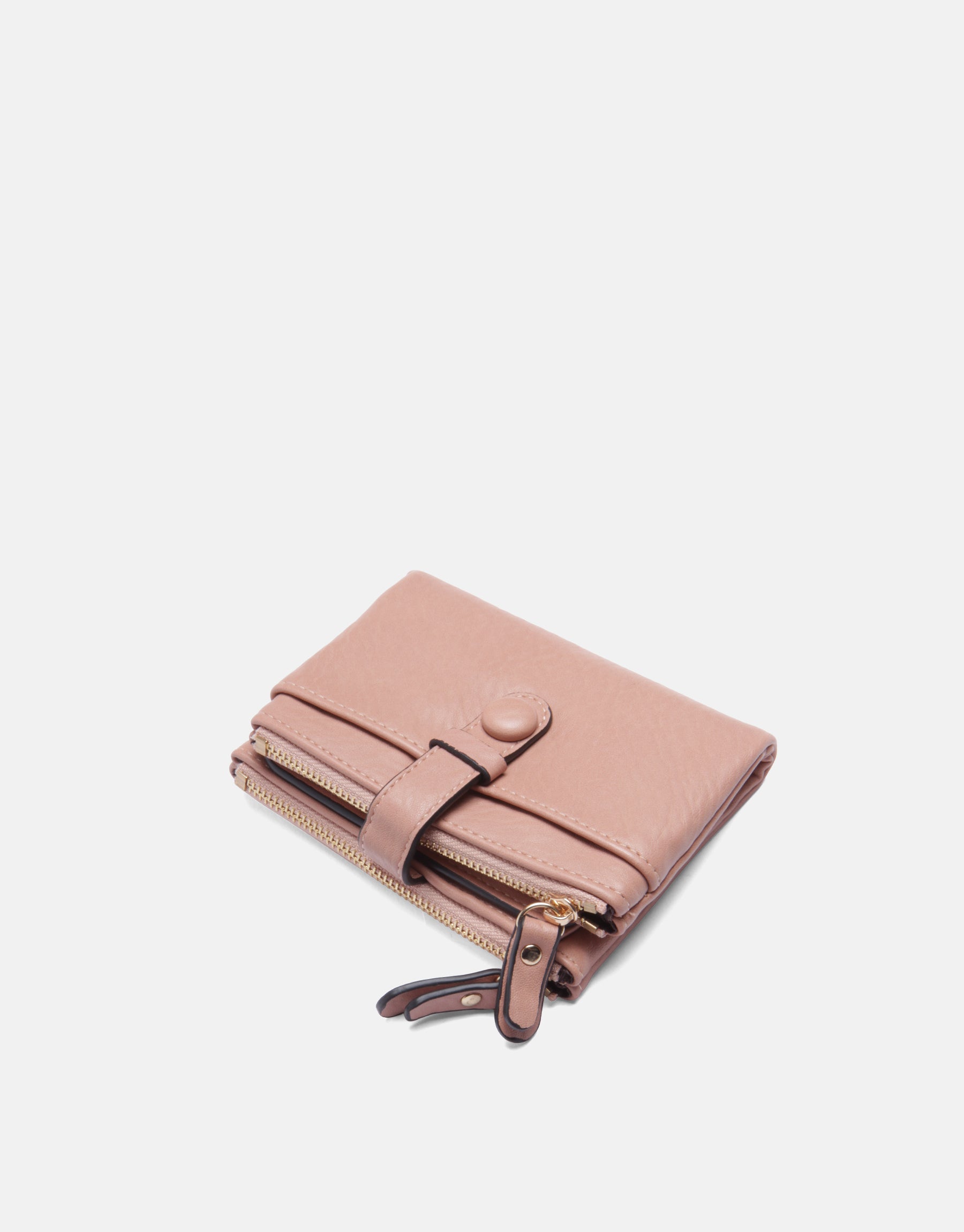 Pera Çok Bölmeli Mini Çıtçıtlı Bozuk Para Bölmeli Küçük Boy İthal Kadın Cüzdanı