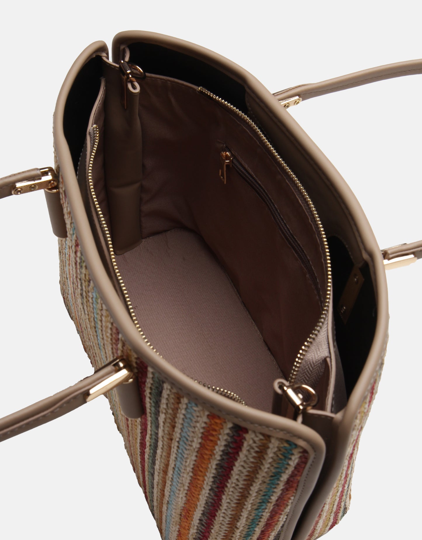 Elora Hasır Örme Kumaşlı Kadın Çantası