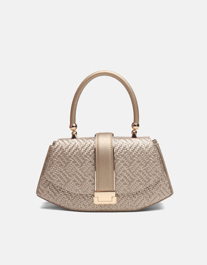 Flora Özel Tasarım Kilitli Kadın Çantası