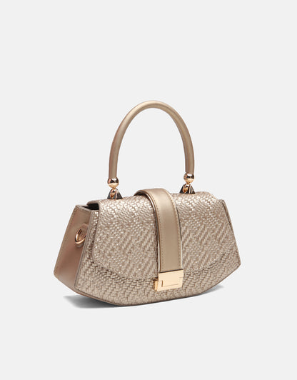 Flora Özel Tasarım Kilitli Kadın Çantası