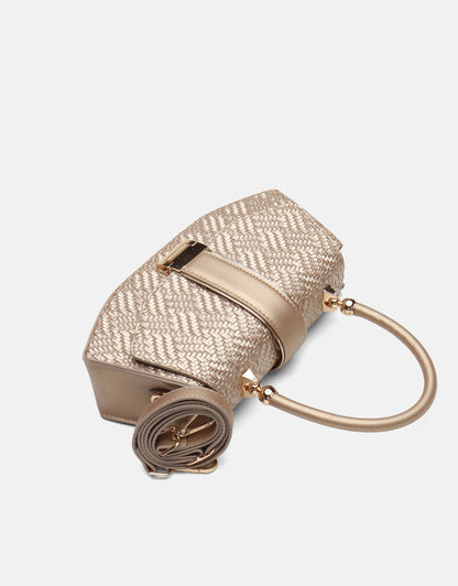 Flora Özel Tasarım Kilitli Kadın Çantası