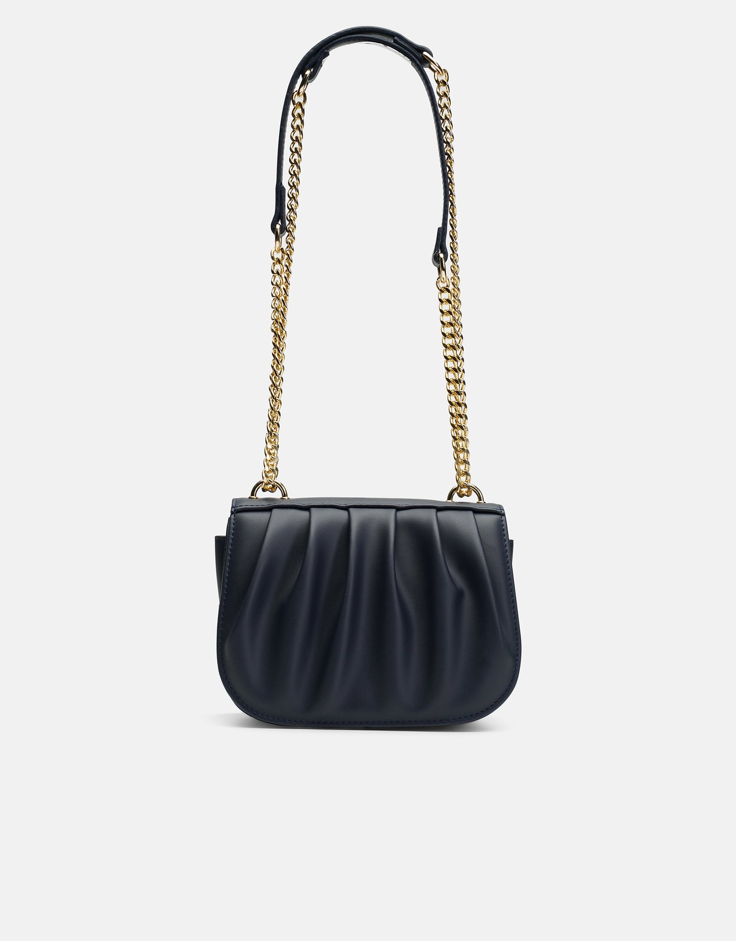 R1110 Katty Büzgülü Hatlara Sahip İnci Saplı Deri Kadın Çanta