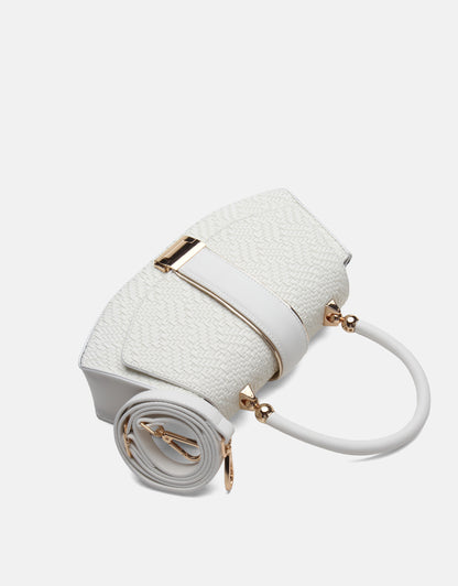 Flora Özel Tasarım Kilitli Kadın Çantası