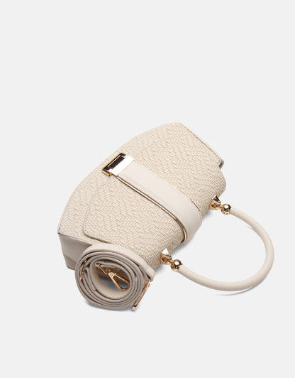 Flora Özel Tasarım Kilitli Kadın Çantası