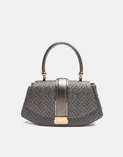 Flora Özel Tasarım Kilitli Kadın Çantası