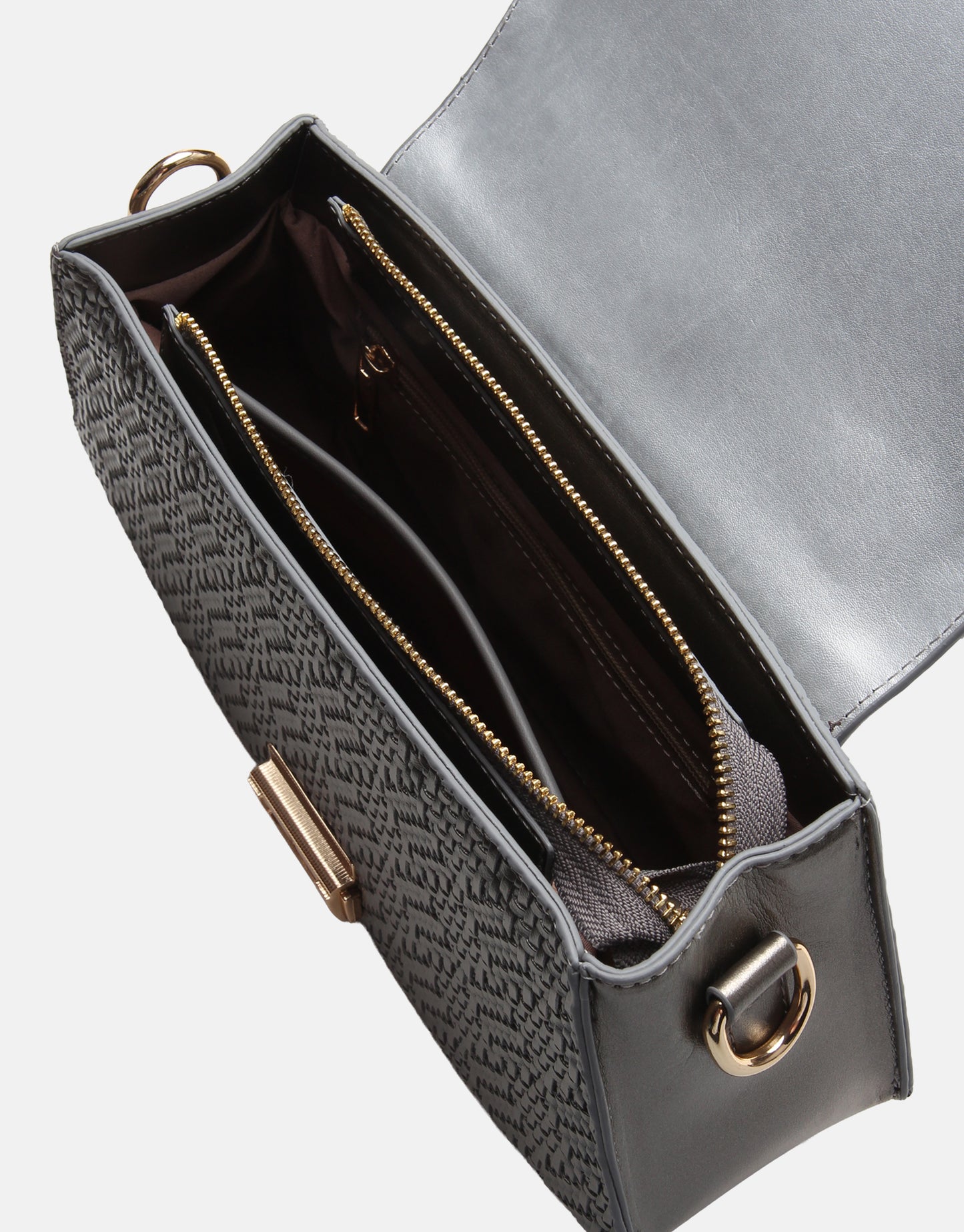 Flora Özel Tasarım Kilitli Kadın Çantası