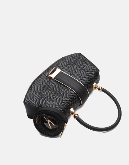 Flora Özel Tasarım Kilitli Kadın Çantası