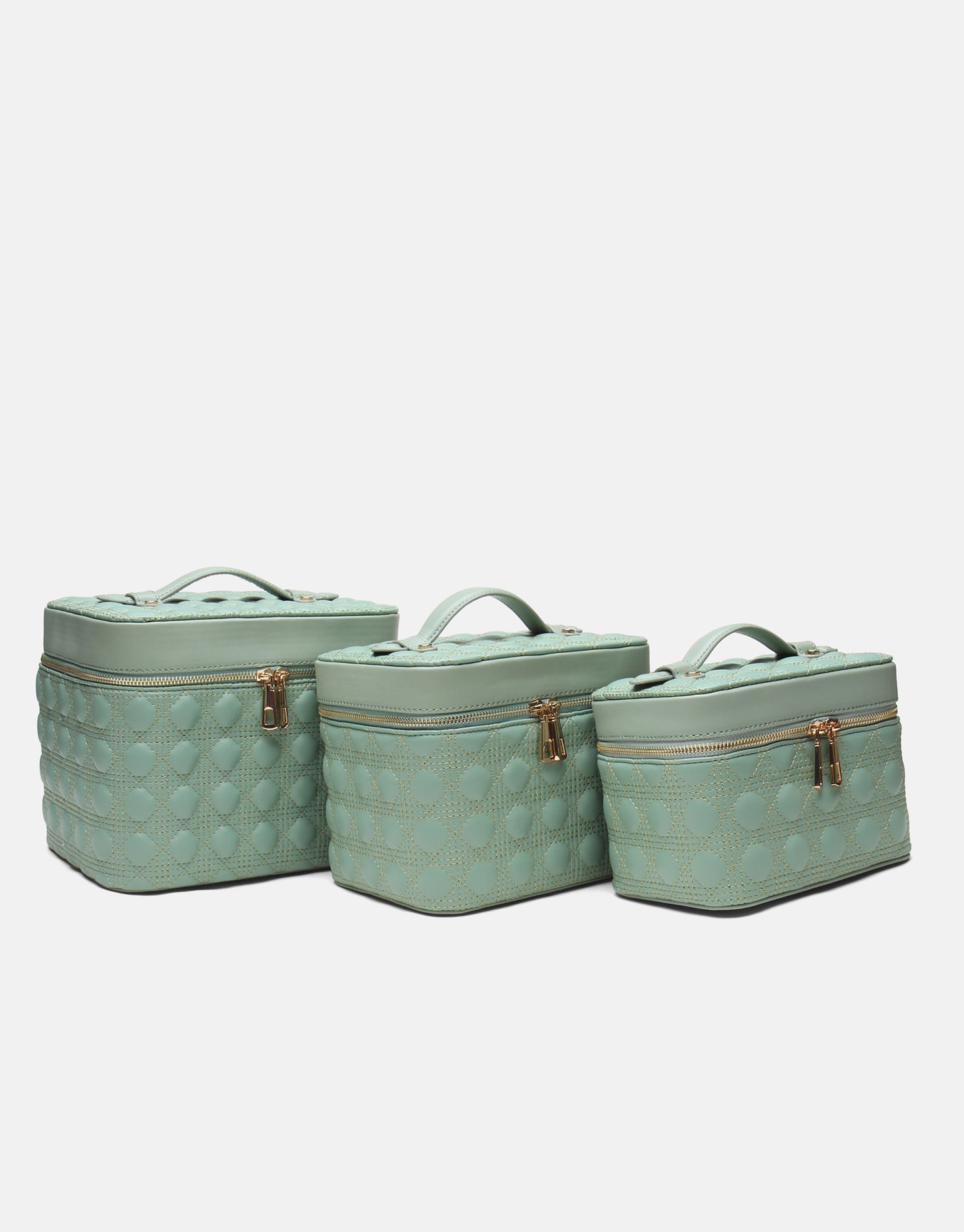 R1182 Luxe Mirror 3 lü Makyaj Çantası Seti