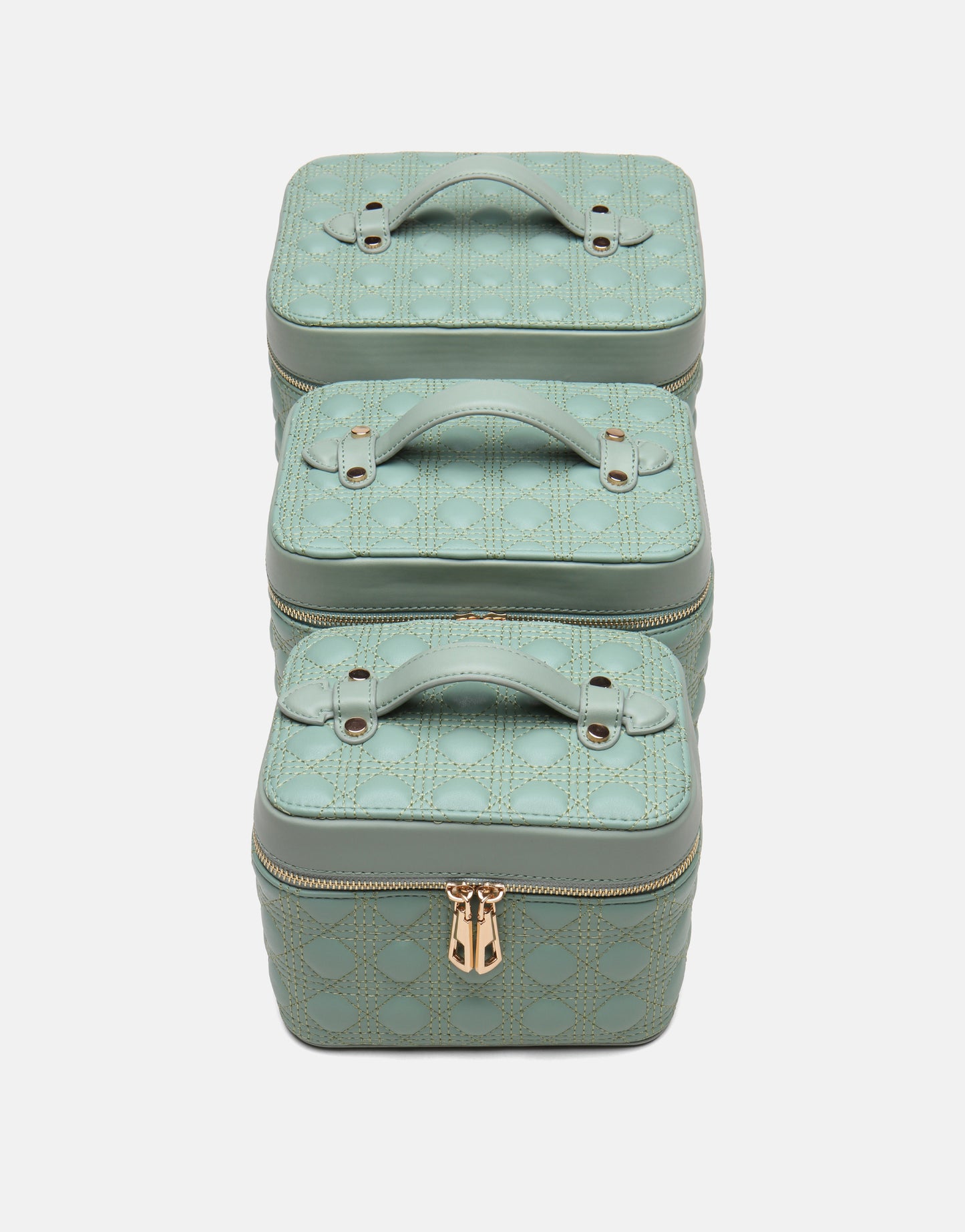 R1182 Luxe Mirror 3 lü Makyaj Çantası Seti