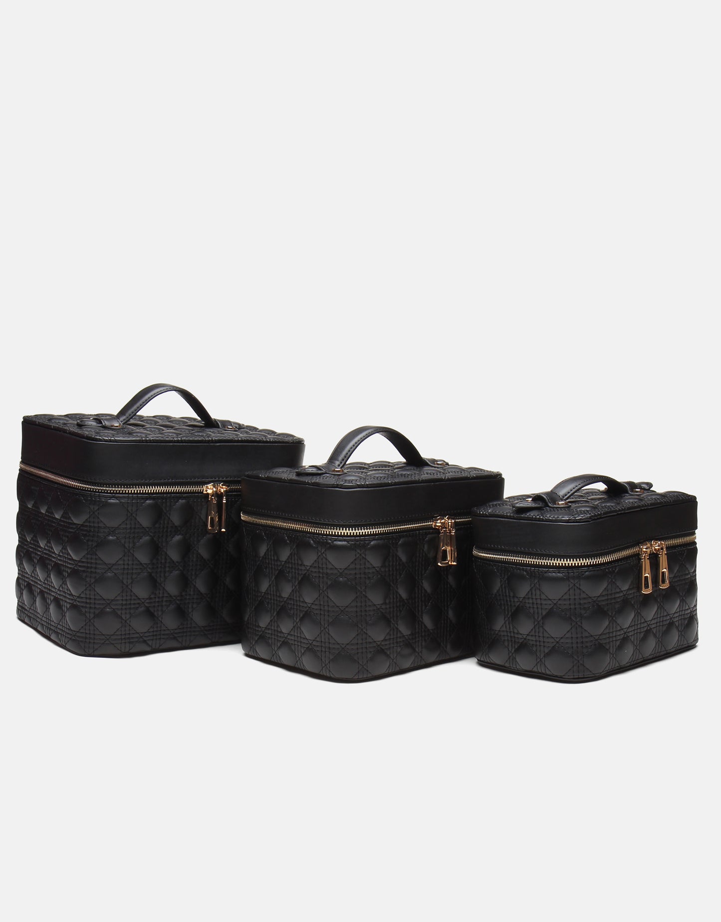 R1182 Luxe Mirror 3 lü Makyaj Çantası Seti