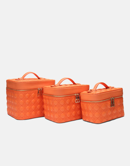 R1182 Luxe Mirror 3 lü Makyaj Çantası Seti