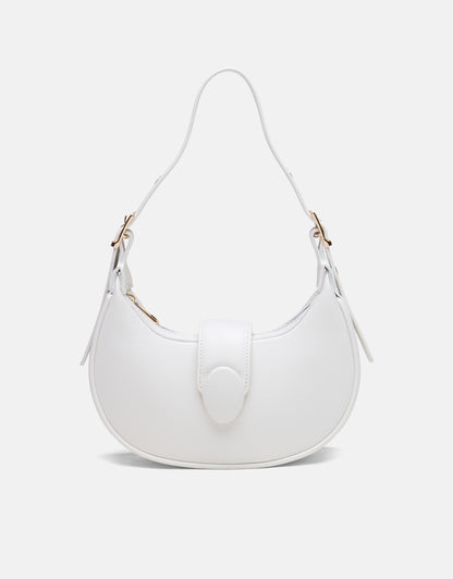 Sarya Özel Kilit Mekanizmalı Oval Kadın Omuz Çantası