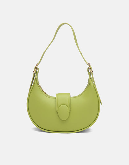 Sarya Özel Kilit Mekanizmalı Oval Kadın Omuz Çantası