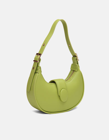 Sarya Özel Kilit Mekanizmalı Oval Kadın Omuz Çantası