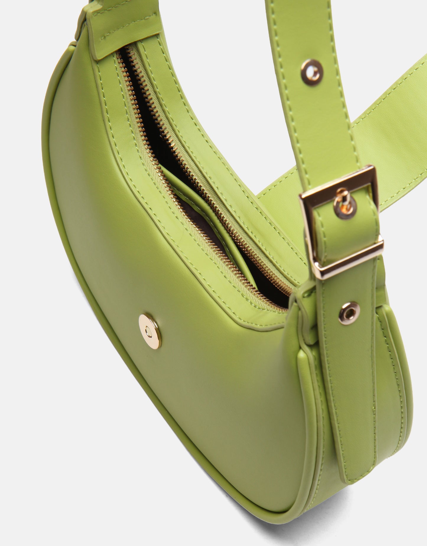 Sarya Özel Kilit Mekanizmalı Oval Kadın Omuz Çantası