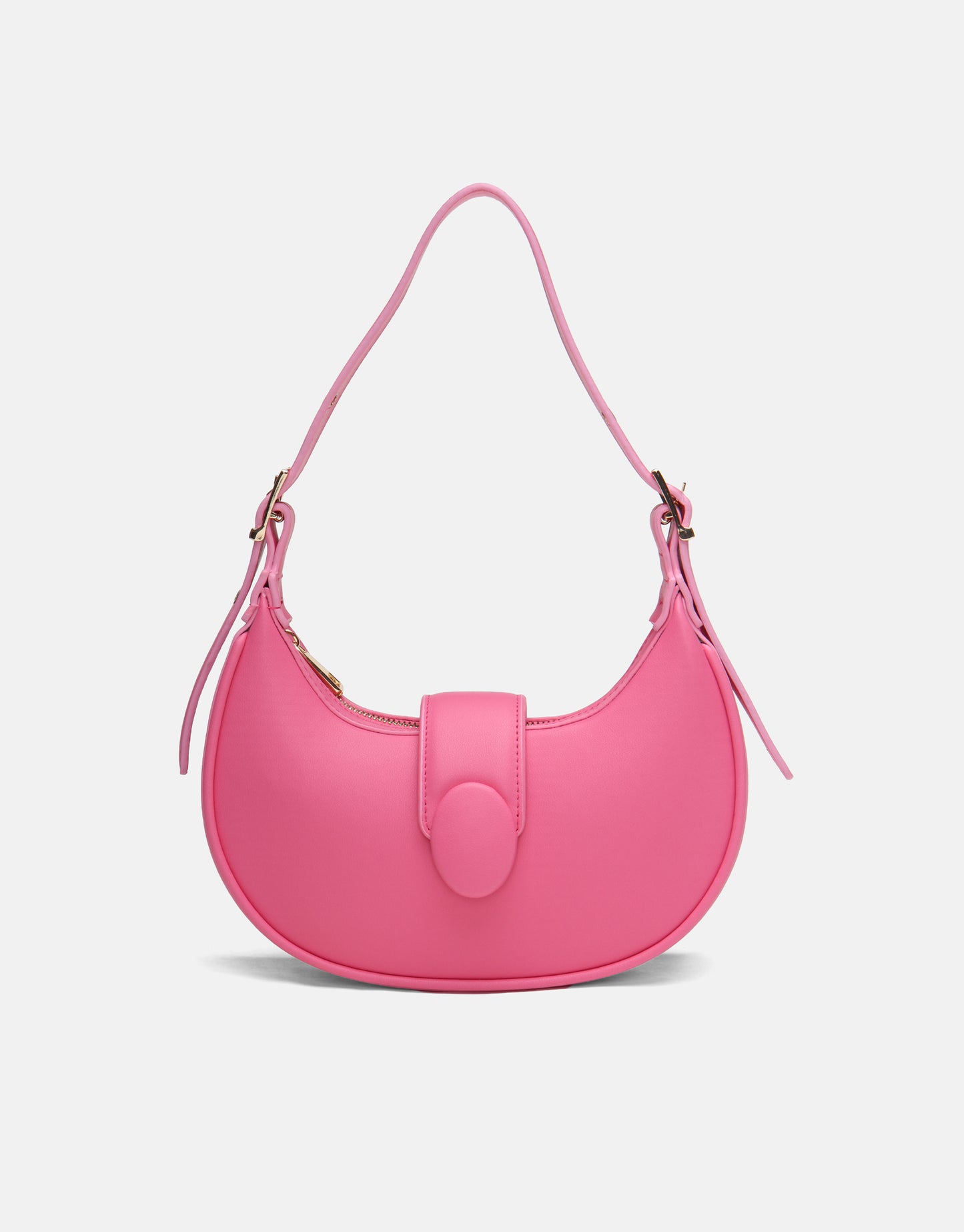 Sarya Özel Kilit Mekanizmalı Oval Kadın Omuz Çantası