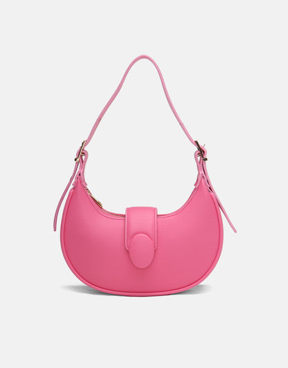 Sarya Özel Kilit Mekanizmalı Oval Kadın Omuz Çantası