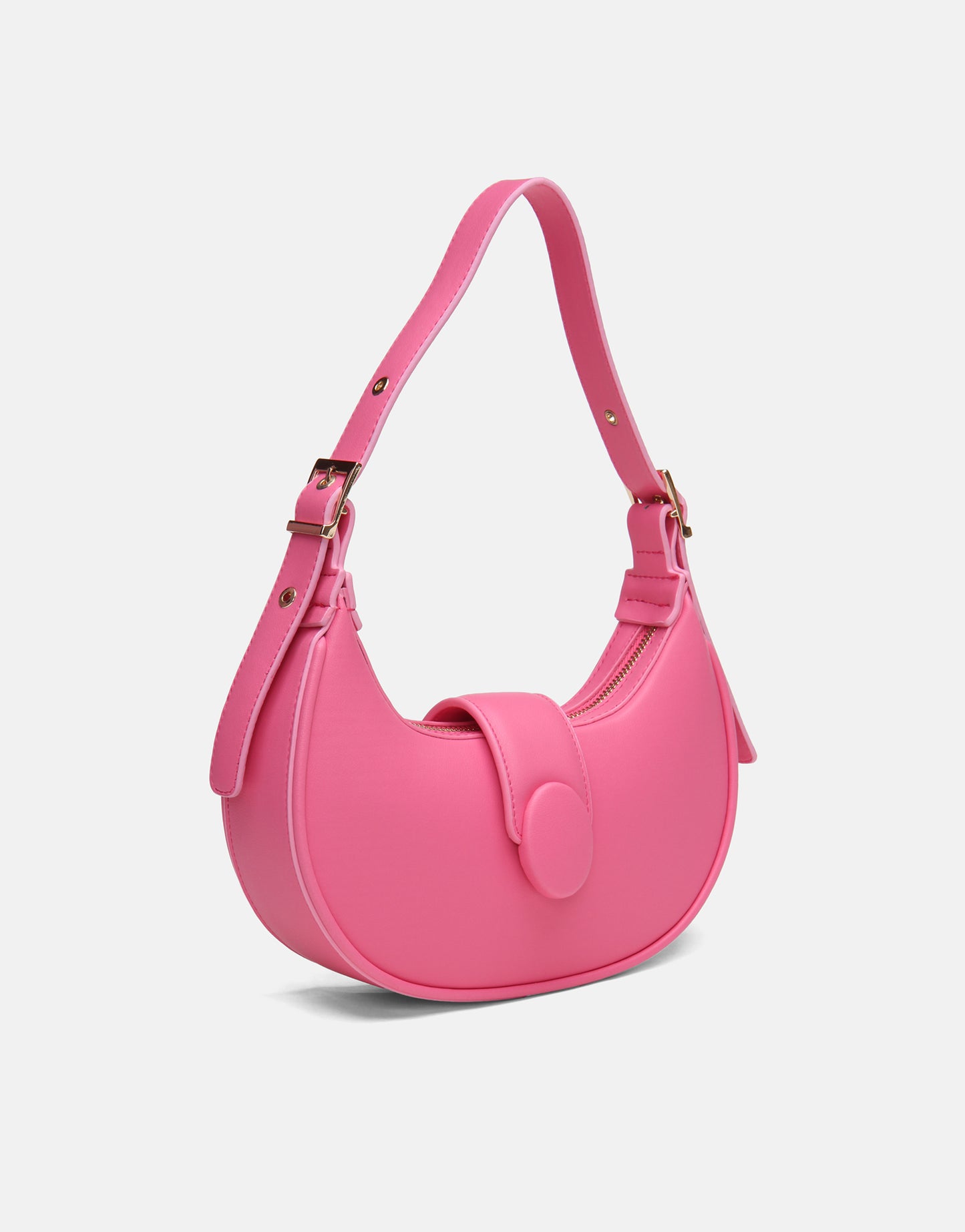 Sarya Özel Kilit Mekanizmalı Oval Kadın Omuz Çantası