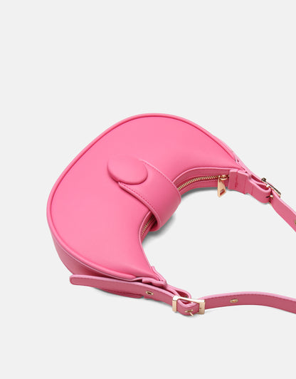 Sarya Özel Kilit Mekanizmalı Oval Kadın Omuz Çantası