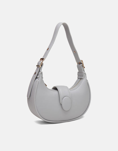 Sarya Özel Kilit Mekanizmalı Oval Kadın Omuz Çantası