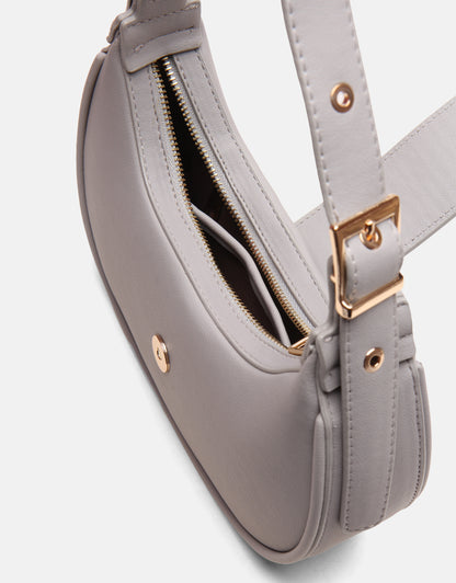 Sarya Özel Kilit Mekanizmalı Oval Kadın Omuz Çantası