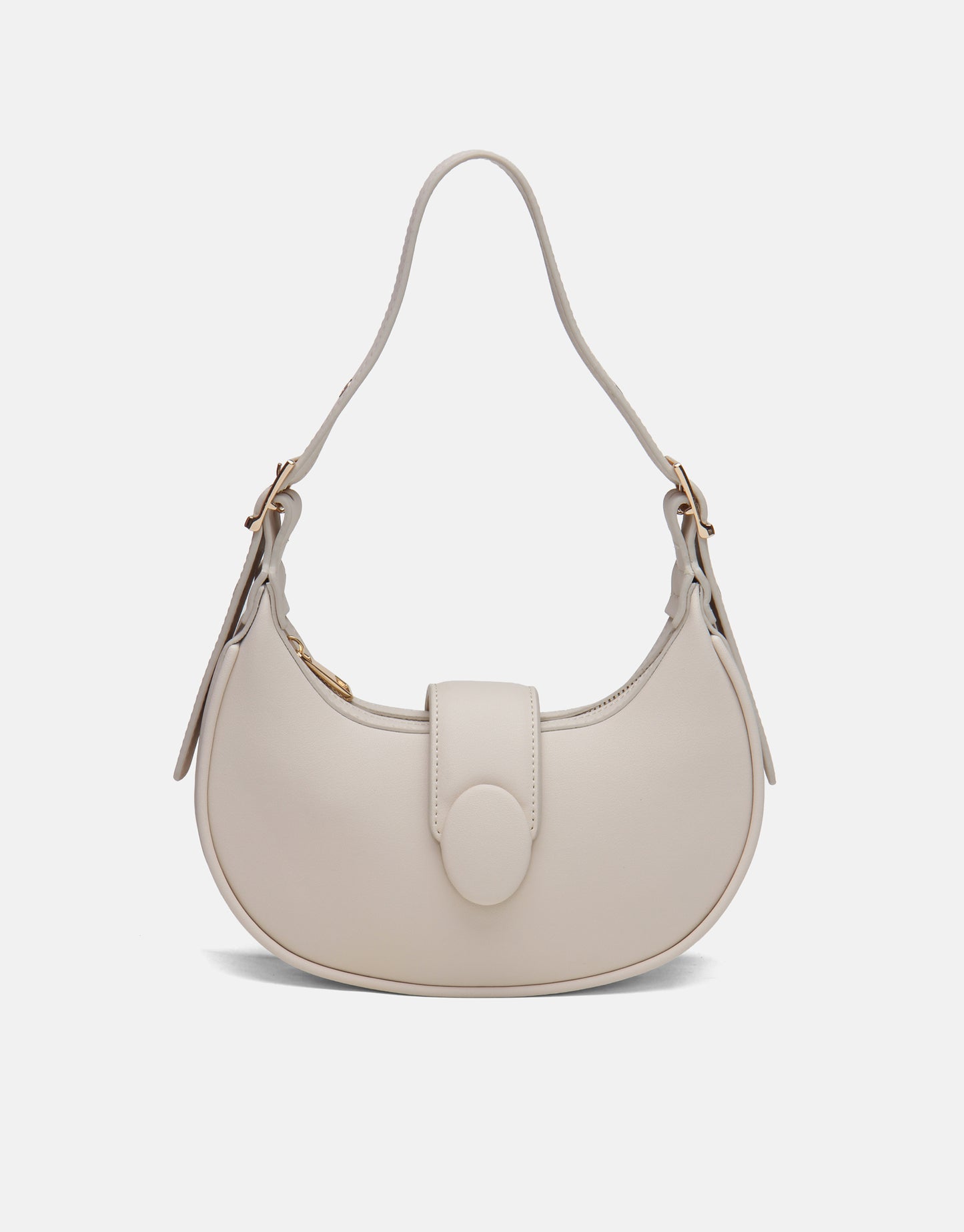 Sarya Özel Kilit Mekanizmalı Oval Kadın Omuz Çantası