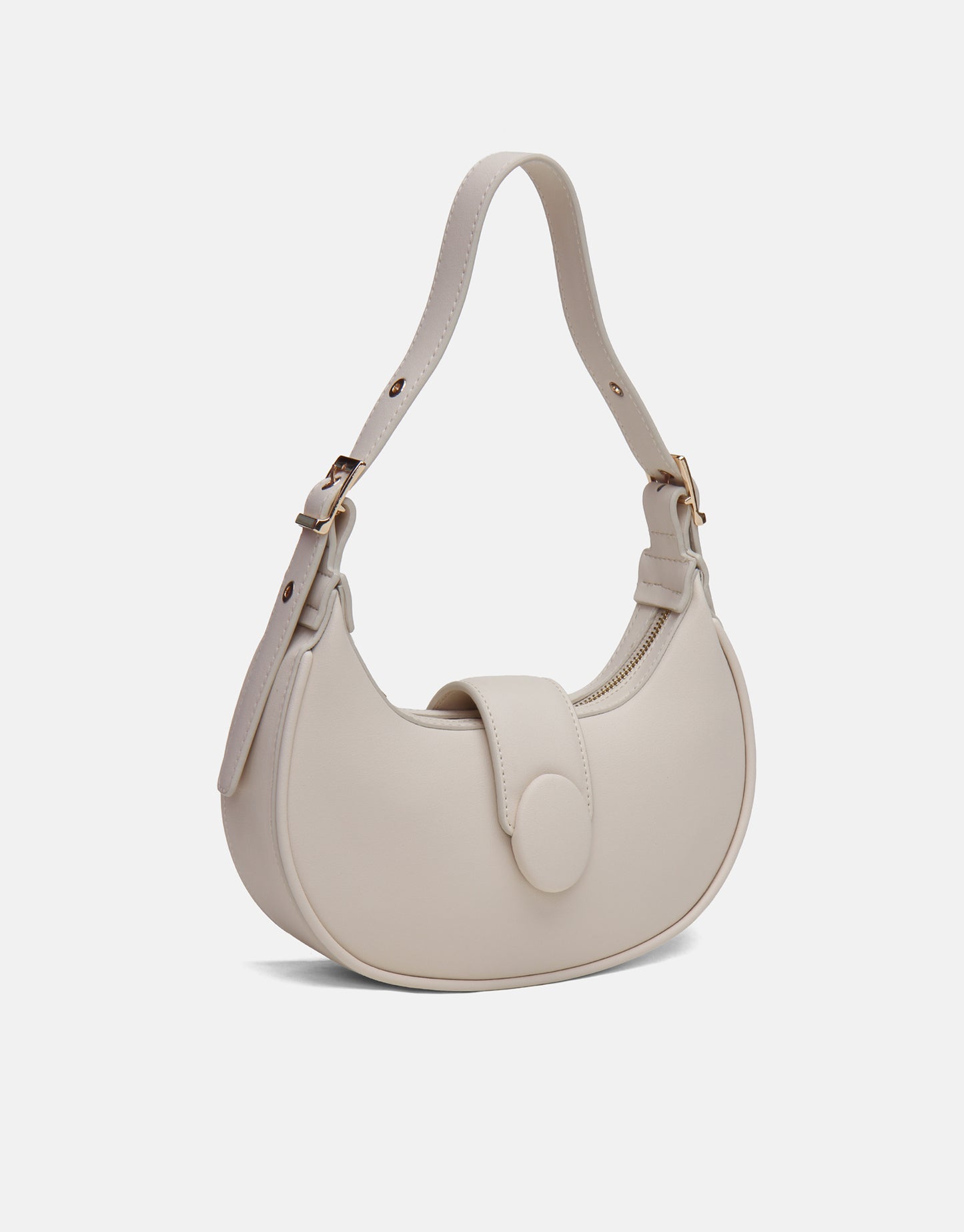 Sarya Özel Kilit Mekanizmalı Oval Kadın Omuz Çantası