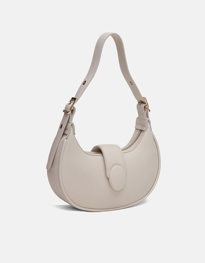 Sarya Özel Kilit Mekanizmalı Oval Kadın Omuz Çantası