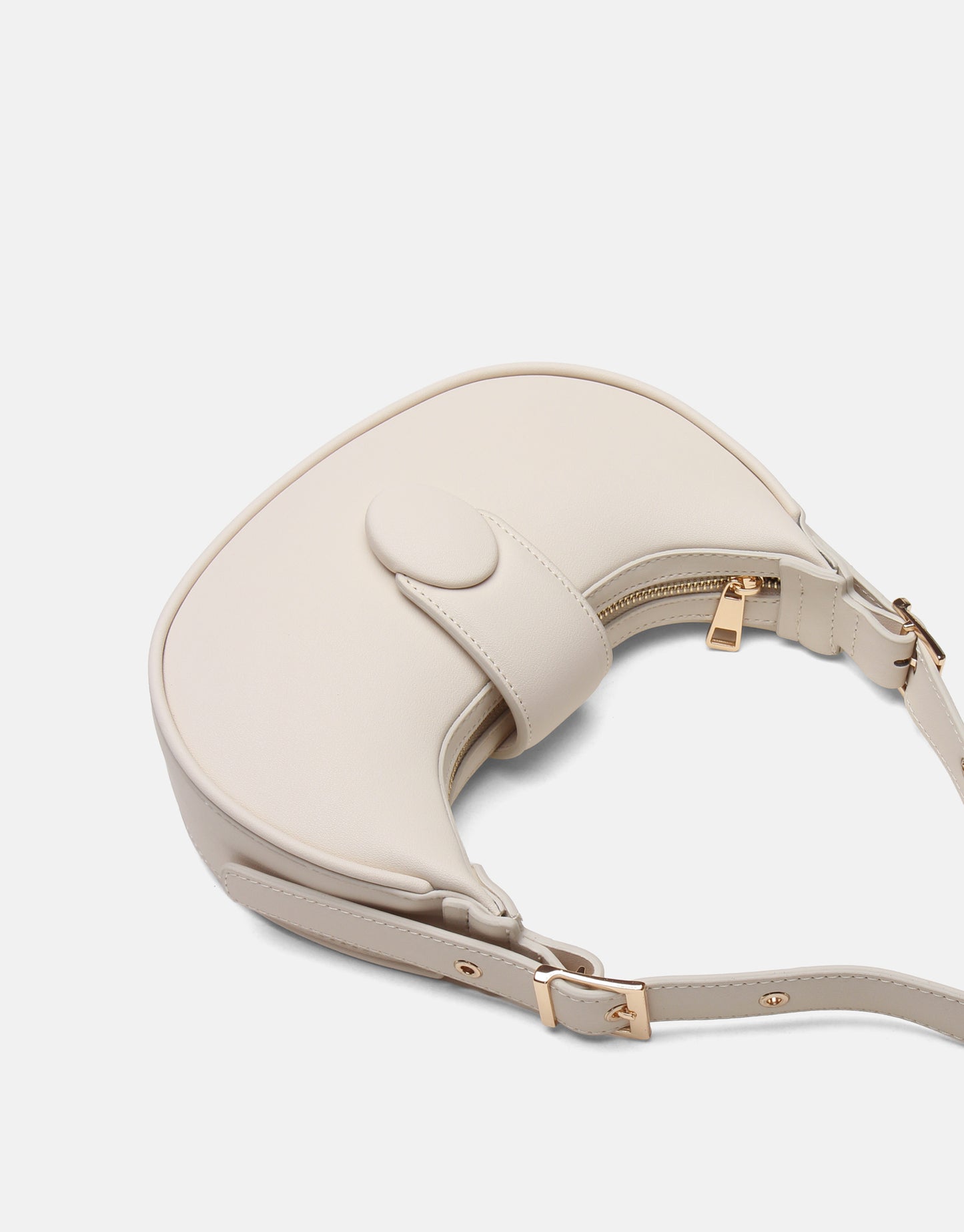 Sarya Özel Kilit Mekanizmalı Oval Kadın Omuz Çantası