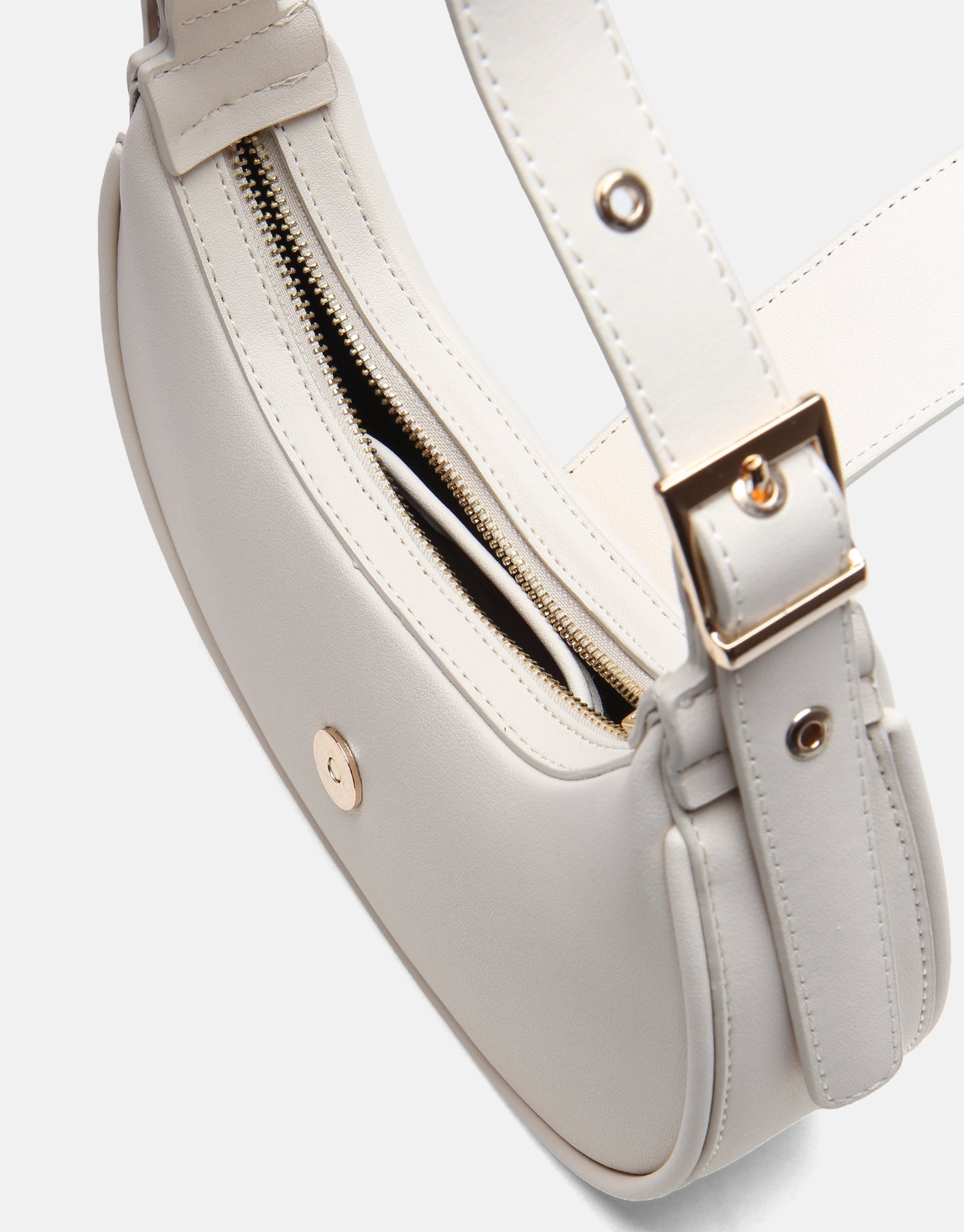 Sarya Özel Kilit Mekanizmalı Oval Kadın Omuz Çantası