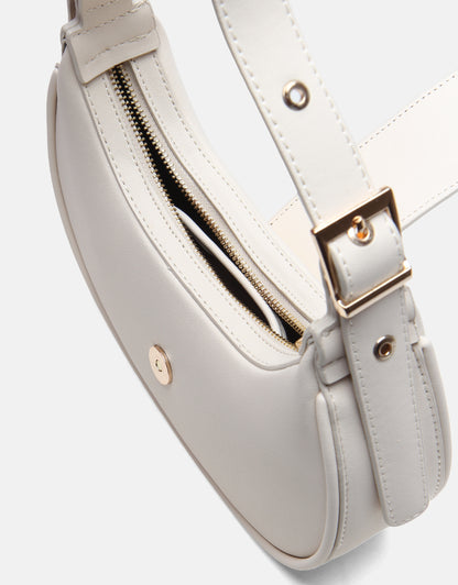 Sarya Özel Kilit Mekanizmalı Oval Kadın Omuz Çantası