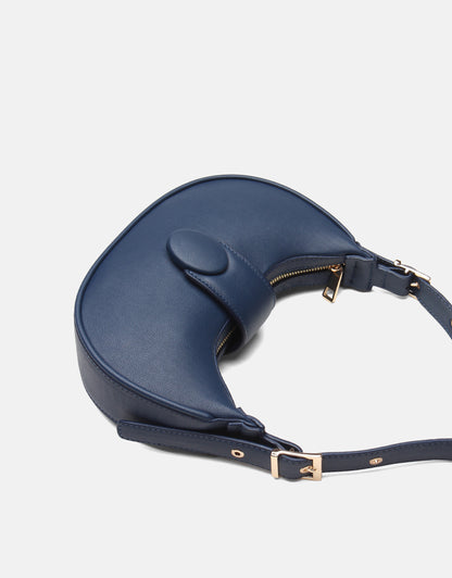 Sarya Özel Kilit Mekanizmalı Oval Kadın Omuz Çantası