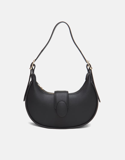 Sarya Özel Kilit Mekanizmalı Oval Kadın Omuz Çantası