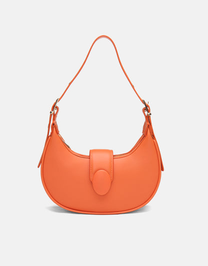 Sarya Özel Kilit Mekanizmalı Oval Kadın Omuz Çantası