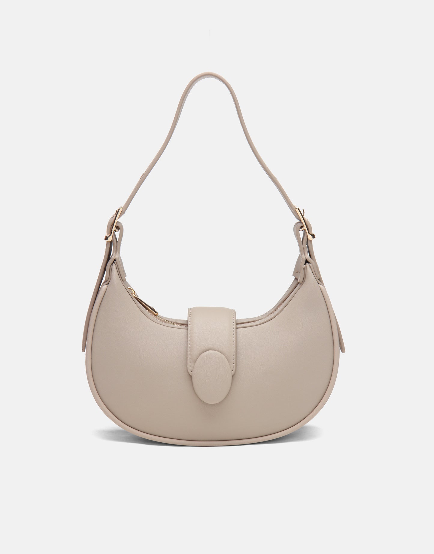 Sarya Özel Kilit Mekanizmalı Oval Kadın Omuz Çantası