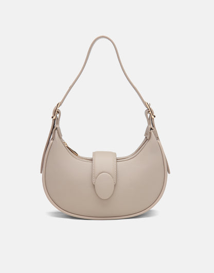 Sarya Özel Kilit Mekanizmalı Oval Kadın Omuz Çantası