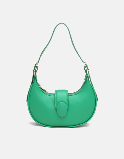 Sarya Özel Kilit Mekanizmalı Oval Kadın Omuz Çantası