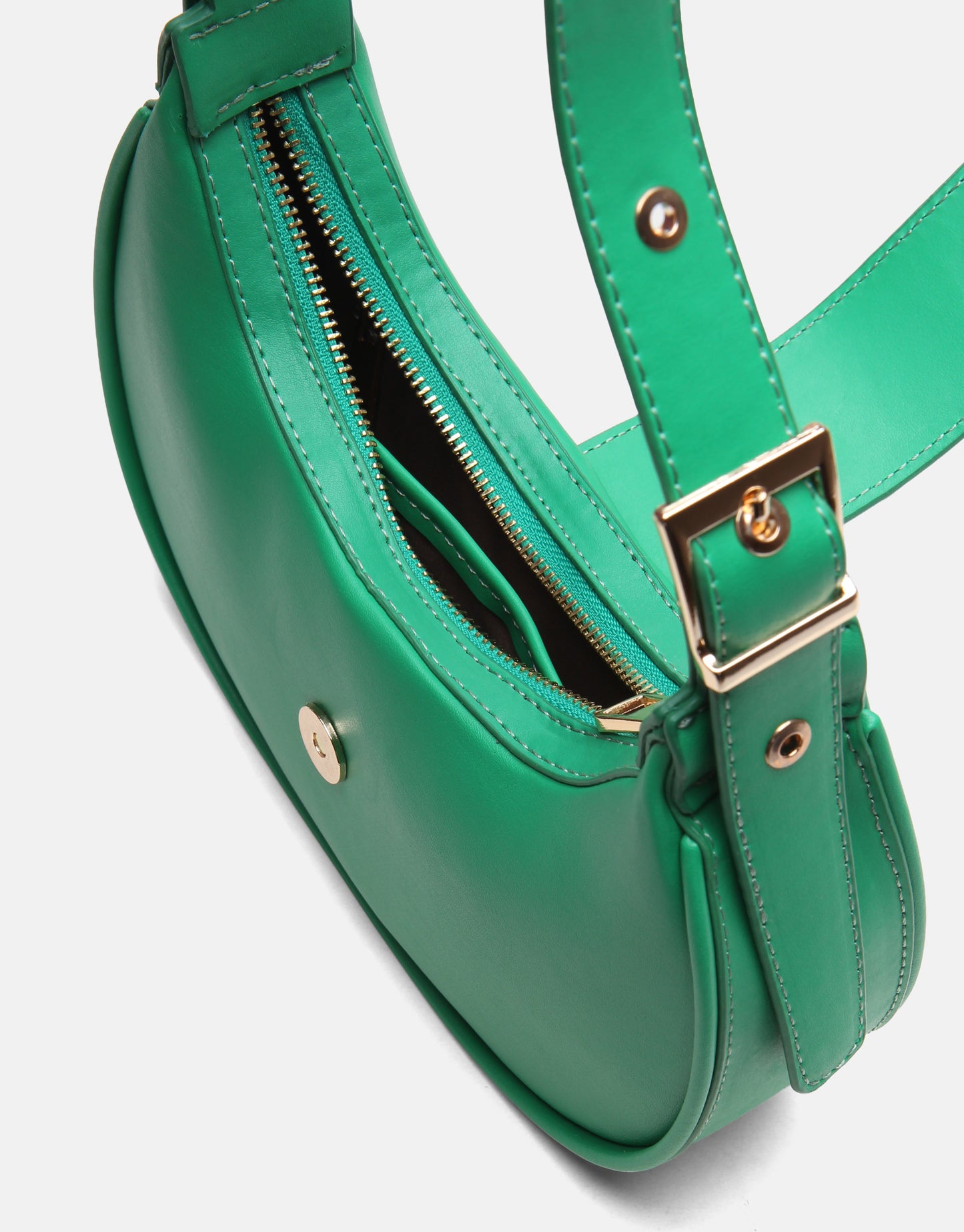 Sarya Özel Kilit Mekanizmalı Oval Kadın Omuz Çantası