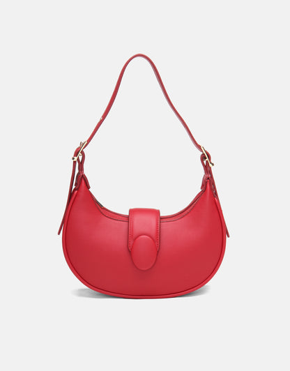 Sarya Özel Kilit Mekanizmalı Oval Kadın Omuz Çantası