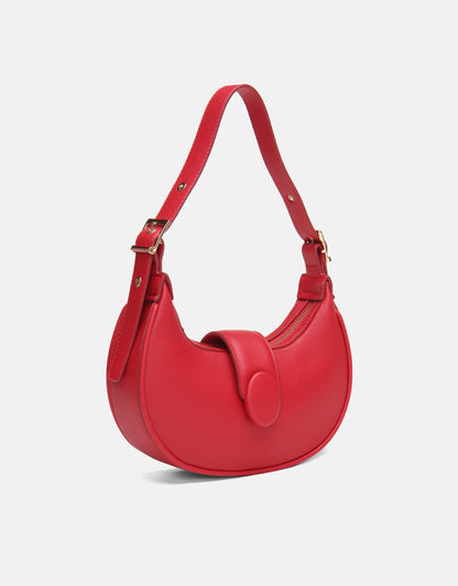 Sarya Özel Kilit Mekanizmalı Oval Kadın Omuz Çantası